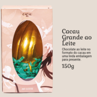 cacau de ouro grande - ao leite