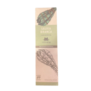 incenso nirvana natural sálvia branca