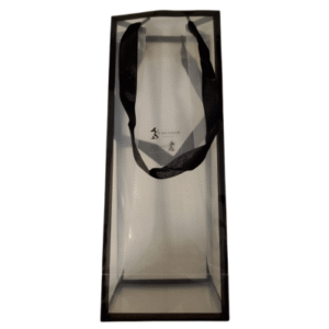 sacola transparente para bebidas