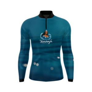 camisa proteção uv personalizada - iemanjá