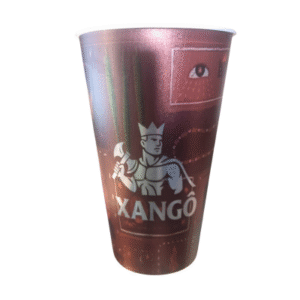copo metalizado 550ml - xangô