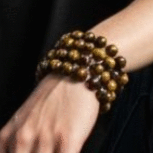 pulseira olho de tigre bolas maiores